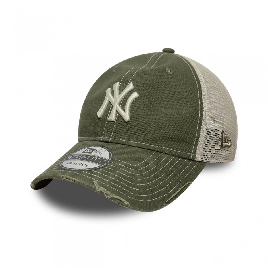 Καπέλο Πράσινο - New Era New York Yankees MLB Cotton Canvas 9TWENTY