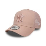 Cap Pink - New Era New York Yankees MLB Team Outline 9FORTY E-Frame Image 
