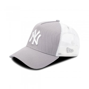 NEW ERA NEW YORK YANKEES CLEAN GREY A-FRAME TRUCKER CAP Γκρί 