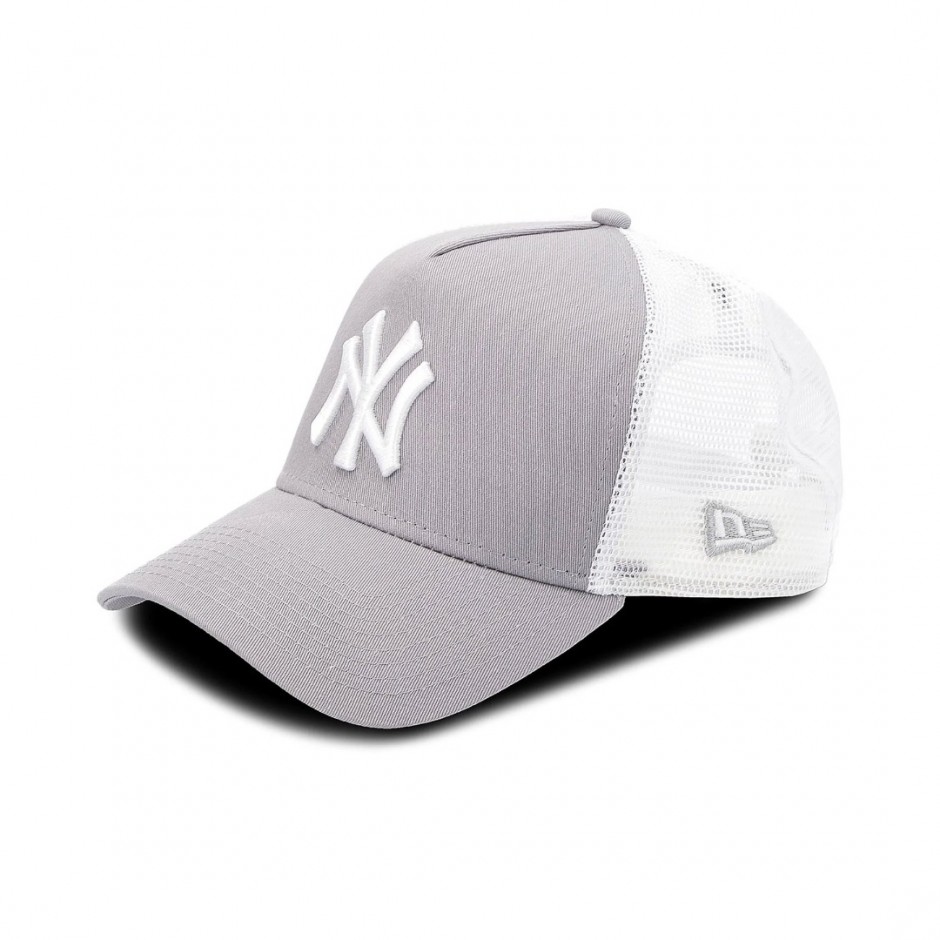 NEW ERA NEW YORK YANKEES CLEAN GREY A-FRAME TRUCKER CAP Γκρί 