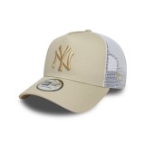 NEW ERA NOS LEAGUE ESS EF TRUCKER NEYYAN 60675518 Μπέζ Εικόνα 