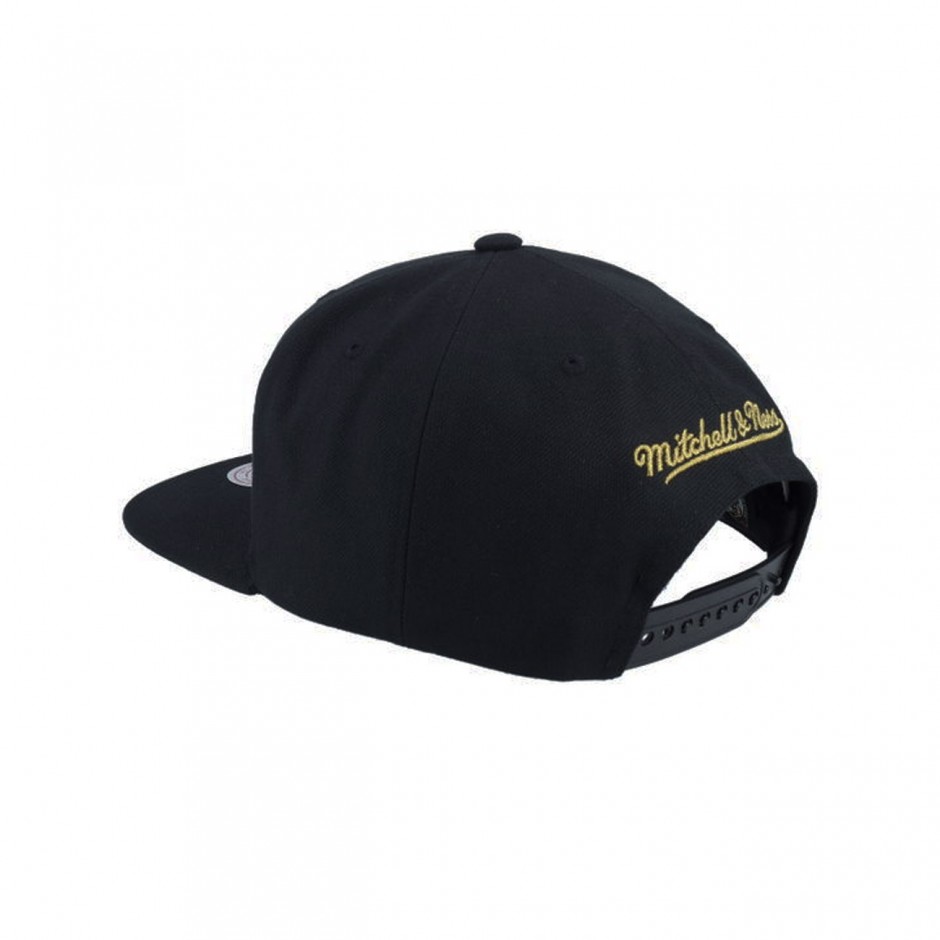MITCHELL & NESS NBA BLACK AND GOLD PRO SNAPBACK BOSTON CELTICS HP18926-BCEBLCK-BLACK Black