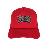 MITCHELL & NESS NBA LEGENDARY AWAY PRO SNAPBACK HWC PHILADELPHIA 76ERS HP15034-P76RED1-RED Red Image 