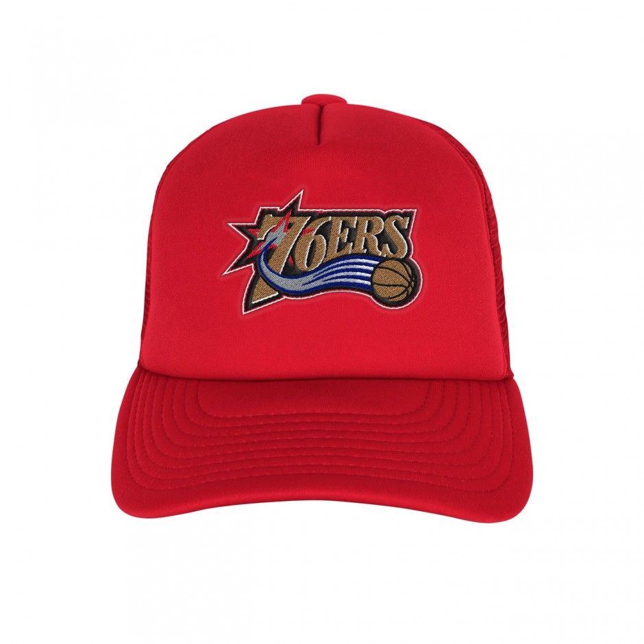 MITCHELL & NESS NBA LEGENDARY AWAY PRO SNAPBACK HWC PHILADELPHIA 76ERS HP15034-P76RED1-RED Red