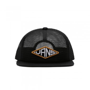 VANS DIAMOND MESH SNAPBACK VN00061ABLK-BLK Μαύρο