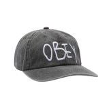 OBEY JOT 6 PANEL VELCRO 100580405-BLK Black Image 
