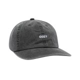 OBEY PIGMENT BOLD 6 PANEL STRAPBACK 100580418-BLK Black Image 