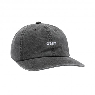 OBEY PIGMENT BOLD 6 PANEL STRAPBACK 100580418-BLK Black