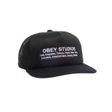 OBEY STUDIOS TRUCKER 100500041-BLK Black Image 
