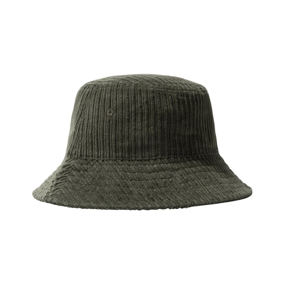 STUSSY CORDUROY BIG BASIC BUCKET HAT 1321051-OLIVE OLIVE