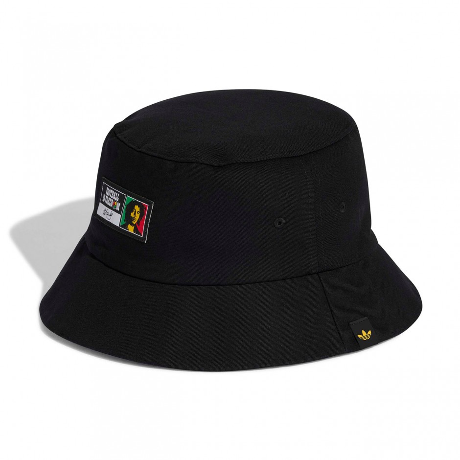 Καπέλο Bucket Μαύρο - adidas Originals Jamaica 26 x Bob Marley