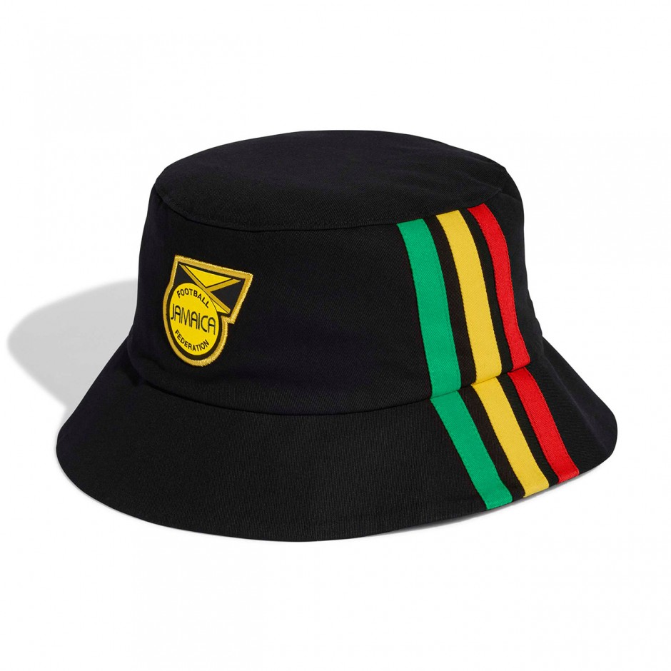 Καπέλο Bucket Μαύρο - adidas Originals Jamaica 26 x Bob Marley