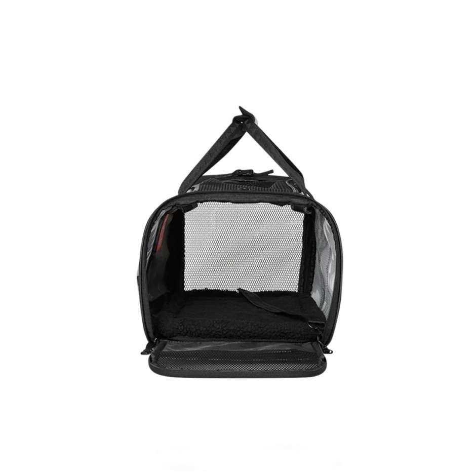 SPRAYGROUND SPLIT UP CAMO TEAR: LARGE PET CARRIER D6578 Black