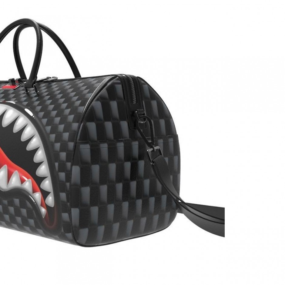 Τσάντα Ώμου Μαύρη - Sprayground Shark In Paris Balloon Duffle