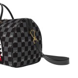Τσάντα Ώμου Μαύρη - Sprayground Peeking Character Check Mini Duffle Εικόνα 1