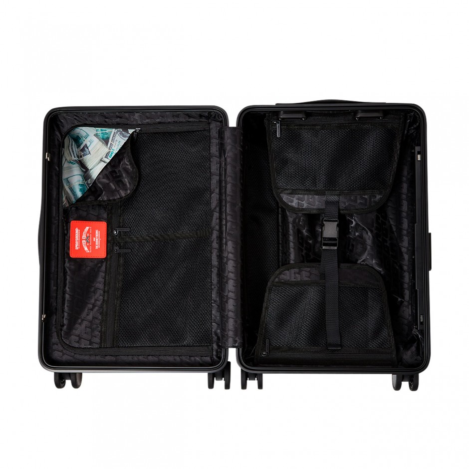 Βαλίτσα Πολύχρωμη - Sprayground Center Rip Revealing Gray Check Carry-On Luggage 