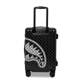 Βαλίτσα Μαύρη - Sprayground Black And White Drip Check Shark Carry-On Luggage Εικόνα 0