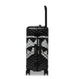 Βαλίτσα Μαύρη - Sprayground Black And White Drip Check Shark Carry-On Luggage Εικόνα 1
