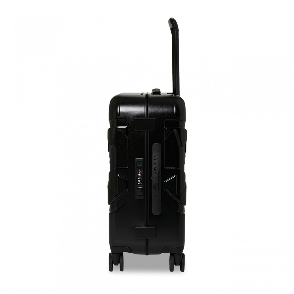 Βαλίτσα Μαύρη - Sprayground Blacked Out Embossed Gold Tooth Carry-On Luggage
