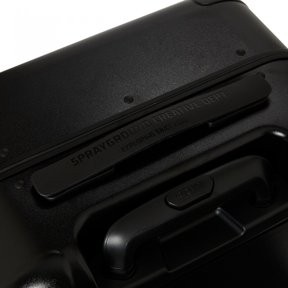 Βαλίτσα Μαύρη - Sprayground Blacked Out Embossed Gold Tooth Carry-On Luggage