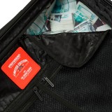 Βαλίτσα Καφέ - Sprayground Sharks In Paris WTF Bubble Brown Check Carry-On Luggage Εικόνα 3
