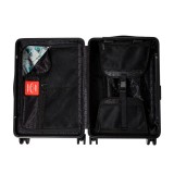 Βαλίτσα Γκρι - Sprayground Sharks In Paris WTF Bubbly Black Check Carry-On Luggage Εικόνα 4