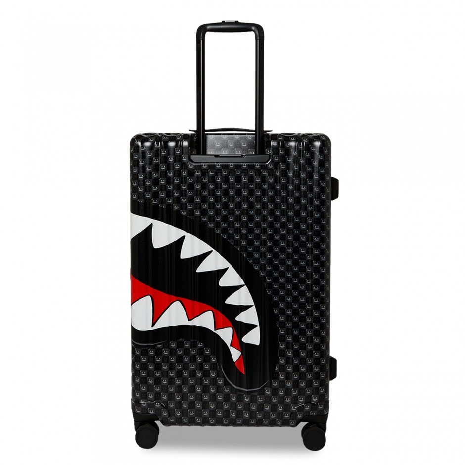 Βαλίτσα Γκρι - Sprayground Sharks In Paris WTF Bubbly Black Check Full-Size