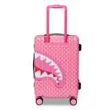Βαλίτσα Ροζ - Sprayground Pink New Check Faces Carry-On Luggage  Εικόνα 0