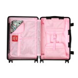 Βαλίτσα Ροζ - Sprayground Pink New Check Faces Carry-On Luggage  Εικόνα 5