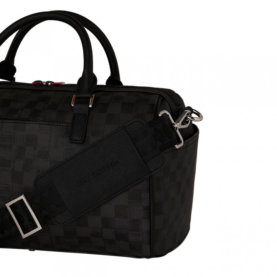 Τσάντα Ώμου Μαύρη - Sprayground Scribble Shark Mini Duffle