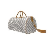 Τσάντα Ώμου Εκρού - Sprayground Graff Embossed Cream Check Mini Duffle Εικόνα 