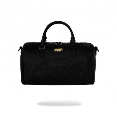 Τσάντα Ώμου Μαύρη - Sprayground Gold Brick Luxe Mini Duffle