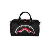 Τσάντα Ώμου Μαύρη - Sprayground Scribble Shark Mini Duffle Εικόνα 