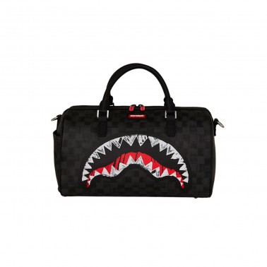 Τσάντα Ώμου Μαύρη - Sprayground Scribble Shark Mini Duffle