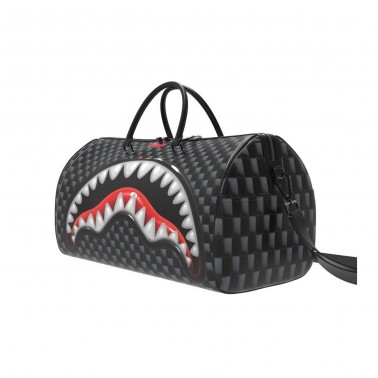 Τσάντα Ώμου Μαύρη - Sprayground Shark In Paris Balloon Duffle