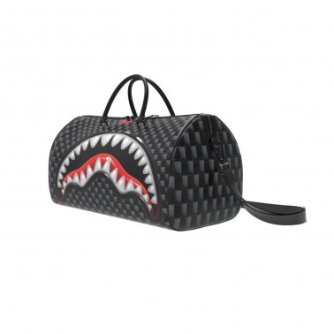 Τσάντα Ώμου Μαύρη - Sprayground Sharks In Paris Balloon Mini Duffle