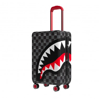 Βαλίτσα Μαύρη - Sprayground Peeking Character Check Carry-On Luggage 