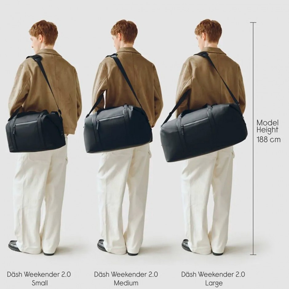 Τσάντα Ώμου Λαδί - Gaston Luga Dash Weekender 2.0 Medium