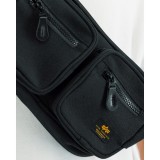 ALPHA INDUSTRIES LABEL WAIST BAG 156943-03 Black Image 1
