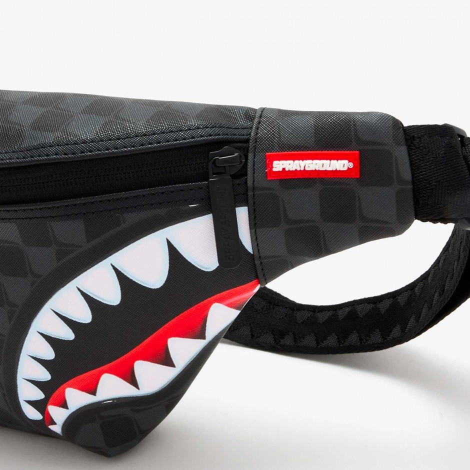 Τσάντα Crossbody Μαύρη - Sprayground Sharks In Paris Balloon Savvy