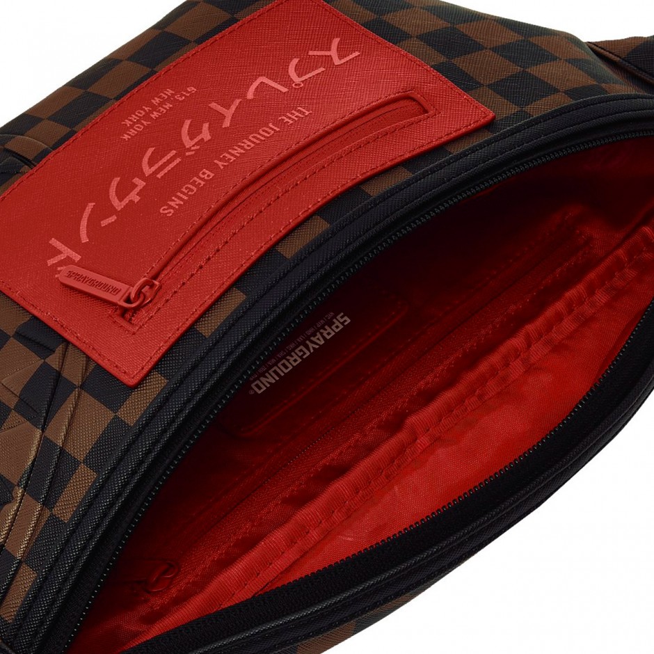 Τσάντα Crossbody Πολύχρωμη - Sprayground Red Redemption Savvy