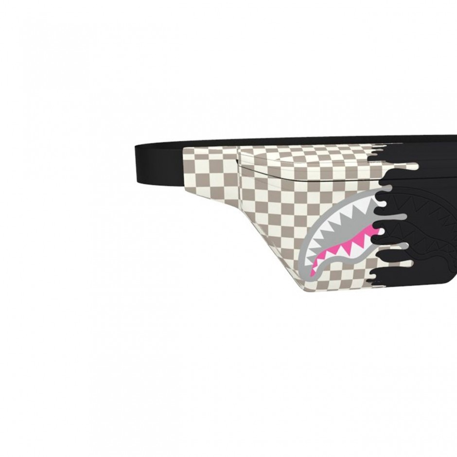 Τσάντα Crossbody Πολύχρωμη - Sprayground Cream Check Side Drip Savvy