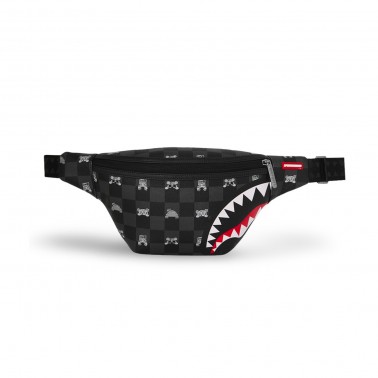Τσάντα Crossbody Μαύρη - Sprayground Peeking Character Check