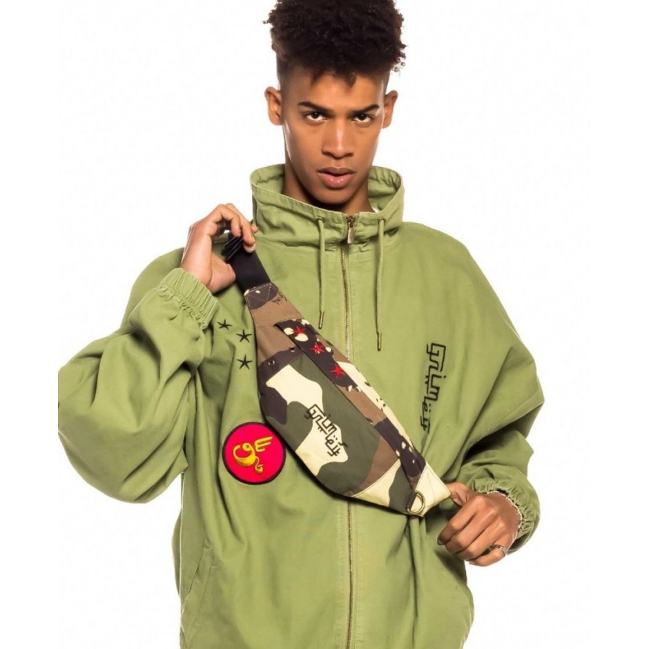 GRIMEY GLORIFIED CAMO FANNY PACK GFP133-CMO Παραλλαγή