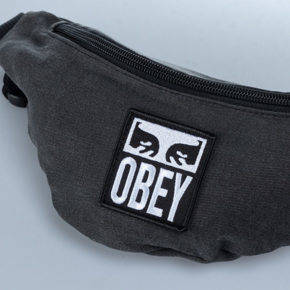 OBEY WASTED HIP BAG II 100010153-BLK Black