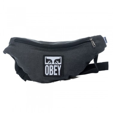 OBEY WASTED HIP BAG II 100010153-BLK Black