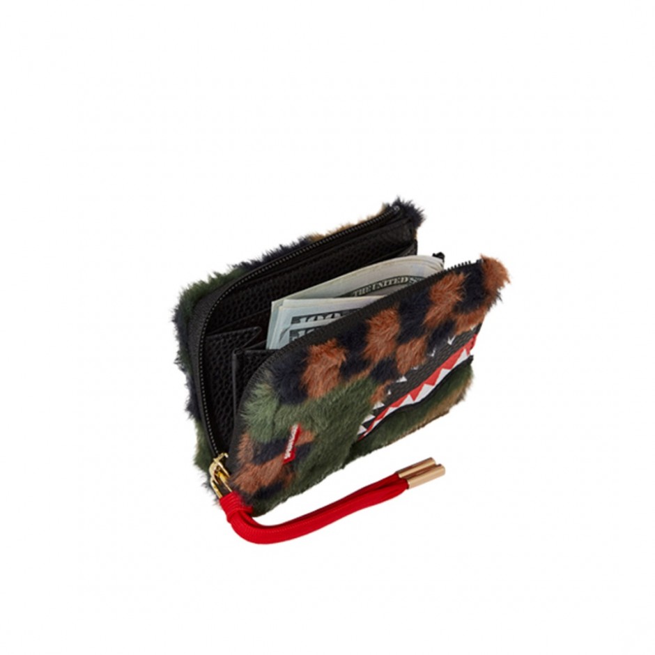 SPRAYGROUND FUR SIP CAMO WALLET W5749 Variation