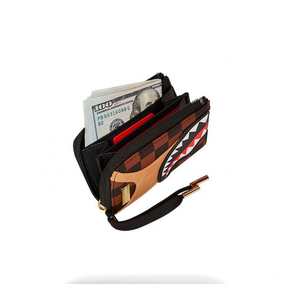 SPRAYGROUND HENNYVILLE WALLET W7999 Brown