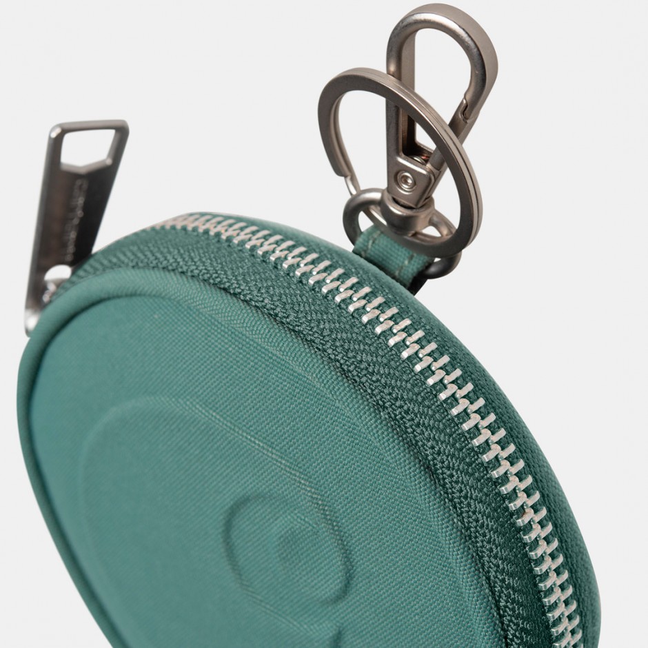 CARHARTT WIP CLARTON ZIP WALLET I033780-2M2XX Petrol