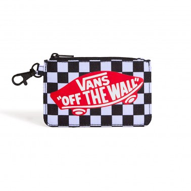 Πορτοφόλι Λευκό-Μαύρο - Vans Off The Wall Zip Wallet